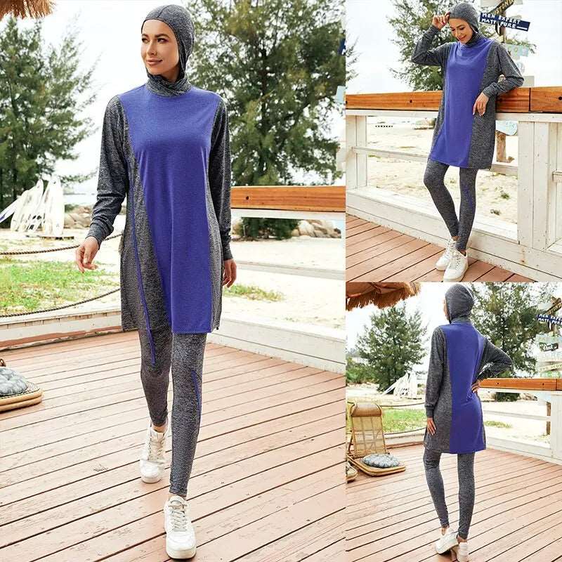 Racer Tracksuit Activewear Sets Set with long tunic