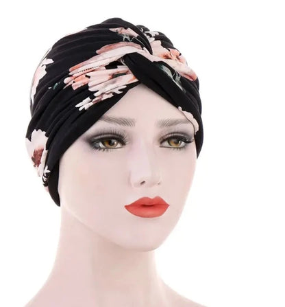 Cap Hijab- Versatile Cotton Turban Hat Style 2 Bonnet