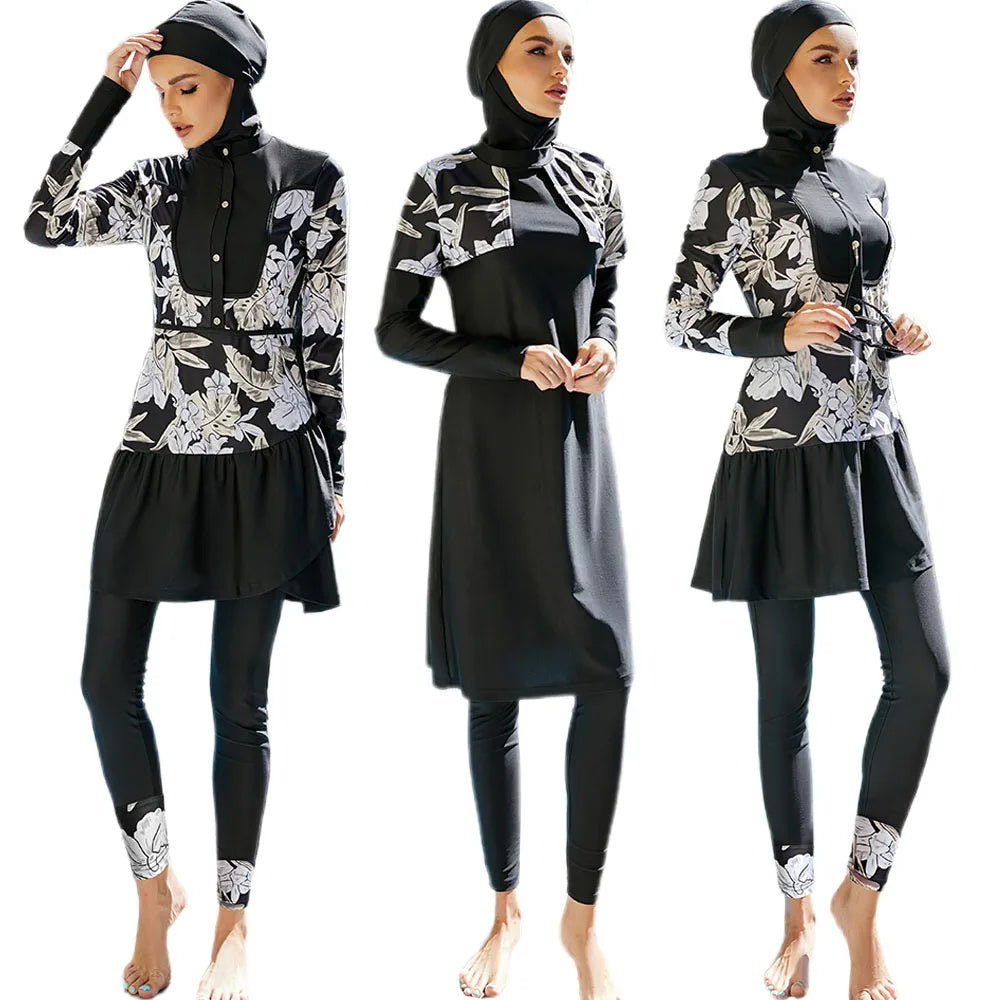 Divine Hijab Burkini Set- 3pcs