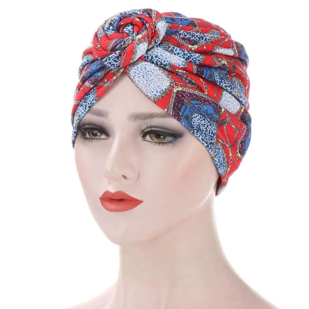 Cap Hijab- Versatile Cotton Turban Hat Style 3 Bandana