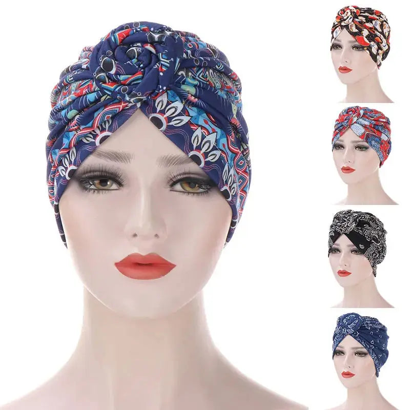 Cap Hijab- Versatile Cotton Turban Hat