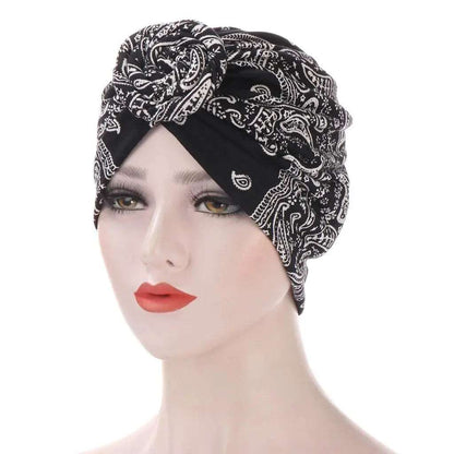Cap Hijab- Versatile Cotton Turban Hat Style 2 Bandana