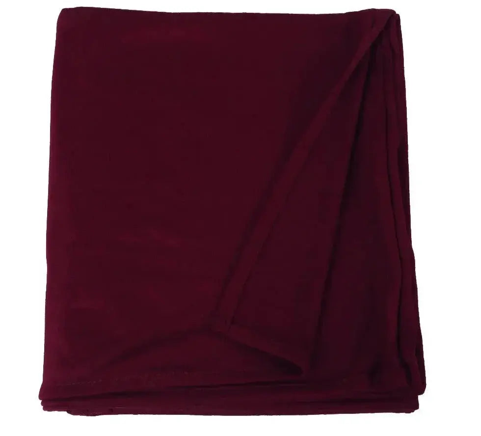 Premium Cotton Jersey Hijab Shawls with Hoop – Ultimate Style and Comfort Ruby