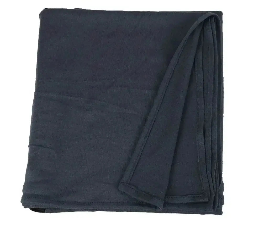 Premium Cotton Jersey Hijab Shawls with Hoop – Ultimate Style and Comfort Dark Slate