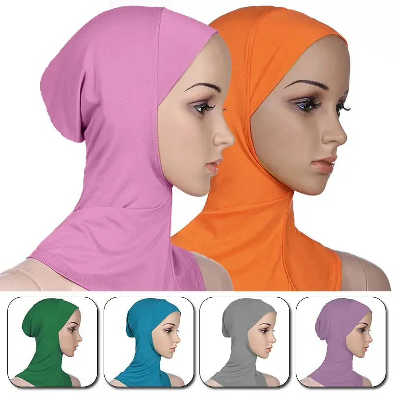 Versatile Muslim Head Scarf - Your Perfect Inner Hijab Cap or Workout Hijab