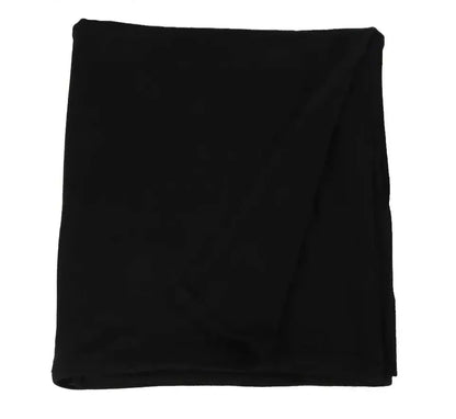 Premium Cotton Jersey Hijab Shawls with Hoop – Ultimate Style and Comfort Black