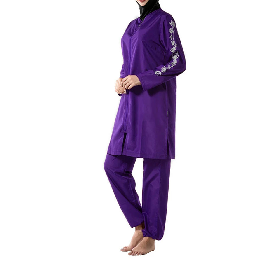 Divine purple Hijab Burkini- 3pcs Set