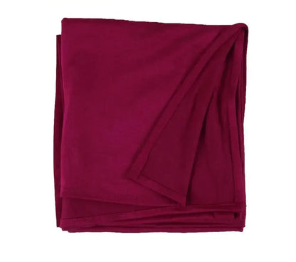 Premium Cotton Jersey Hijab Shawls with Hoop – Ultimate Style and Comfort Red