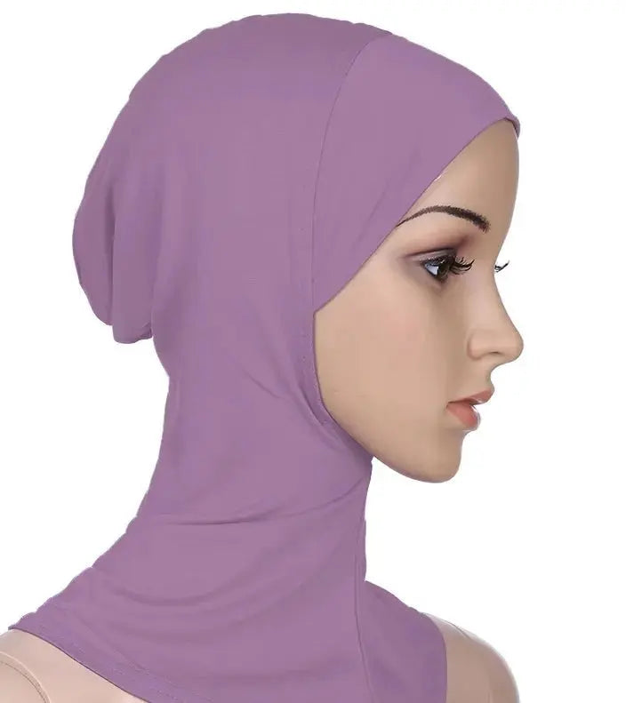 Versatile Muslim Head Scarf - Your Perfect Inner Hijab Cap or Workout Hijab Lavender