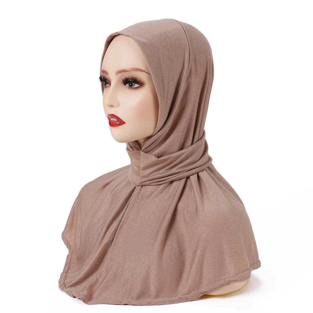 Hijab Inner Cap Adjustable with Snap cute active hijab