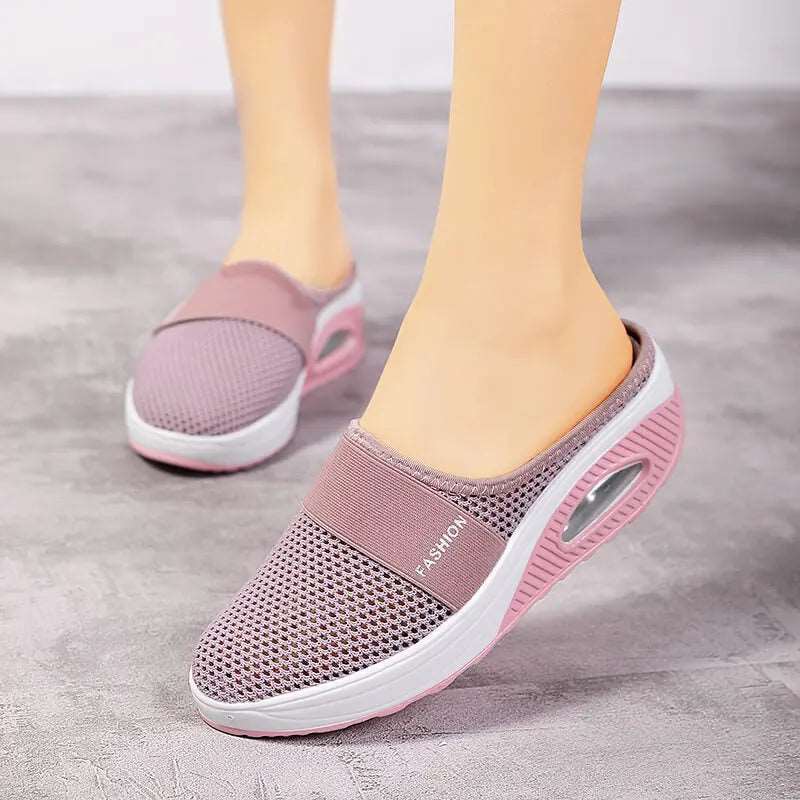 pink airglide sneakers