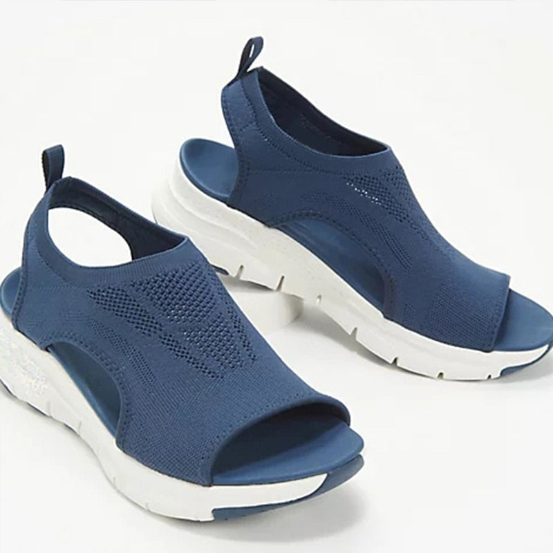 Comfort Wedge Active Sandals Blue