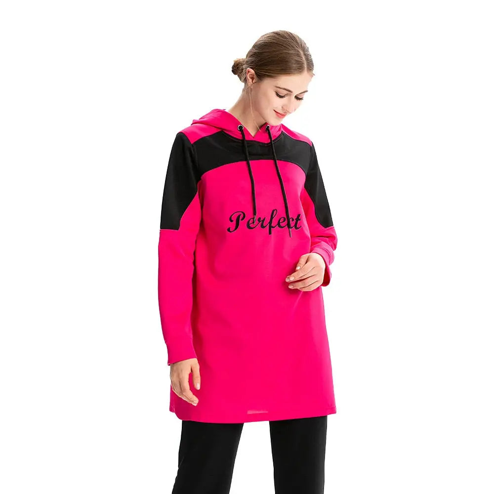 Perfect Hooded Modest Tracksuit Top