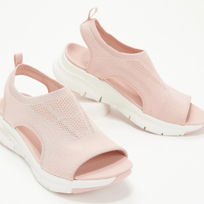 Comfort Wedge Active Sandals Pink