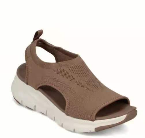 Comfort Wedge Active Sandals Brown