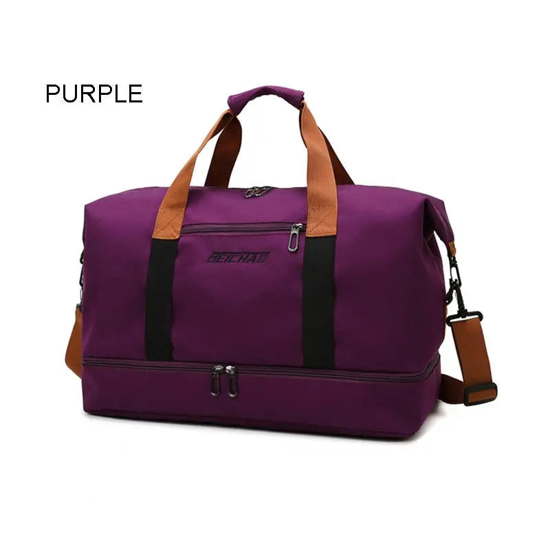 Mercury Active Fitness-Gym Bag Purple